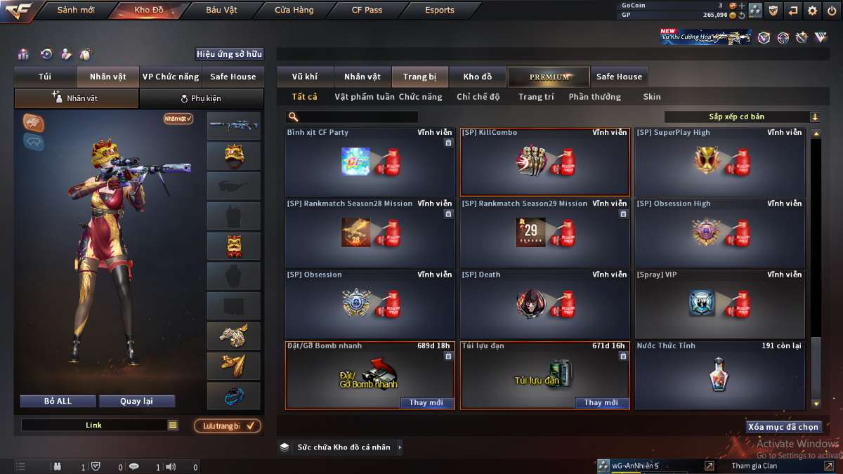 shop acc cf uy tin gia re